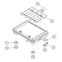 Dacor DR30DLP base assy diagram