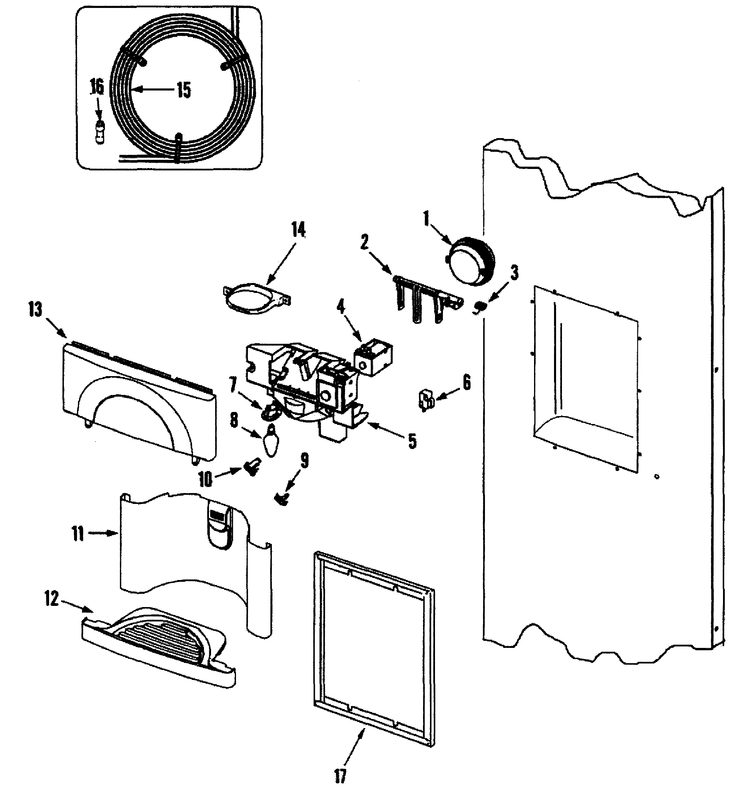 Dacor EF42BDCBSS fountain diagram
