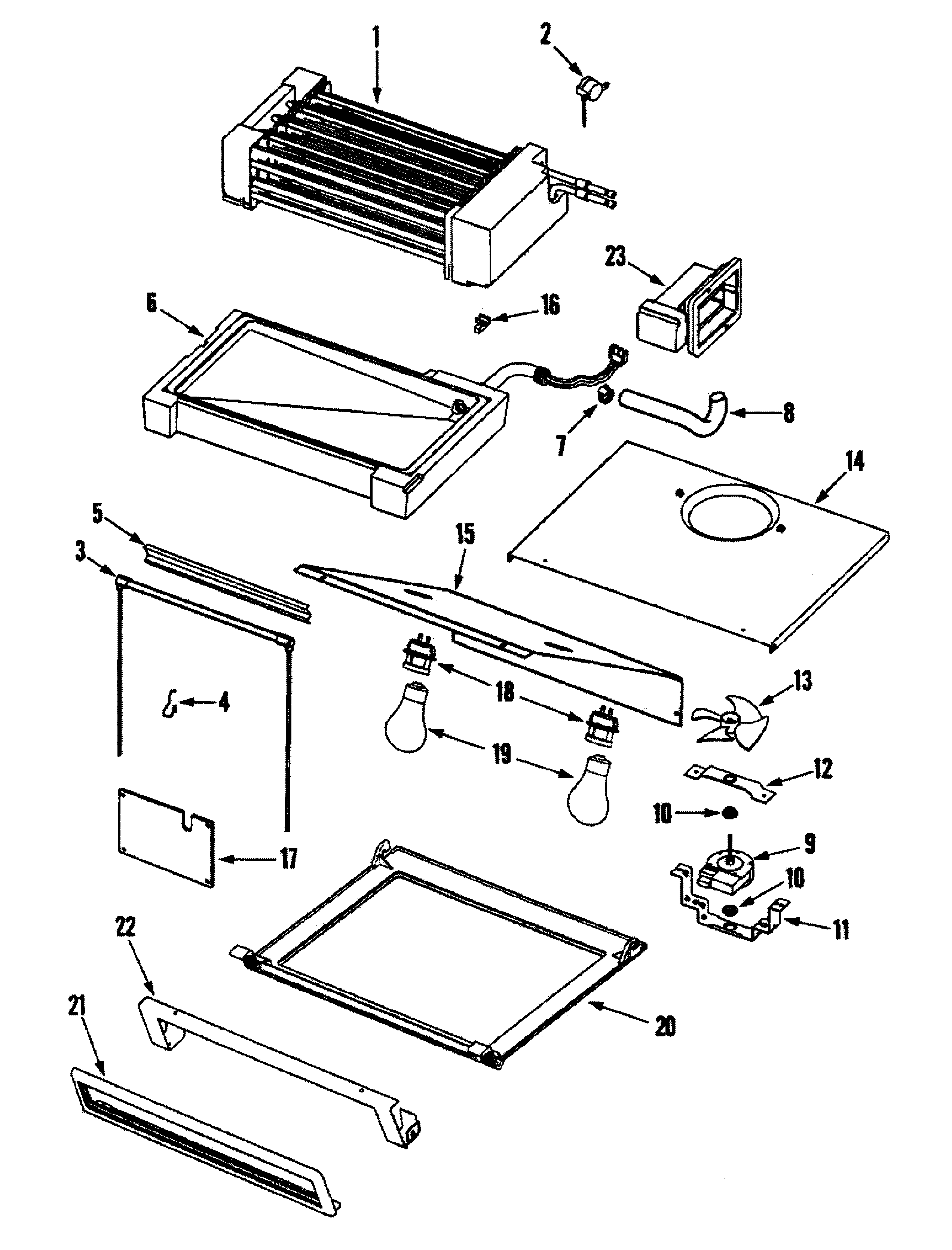 Dacor EF42BNDBSS evaporator diagram