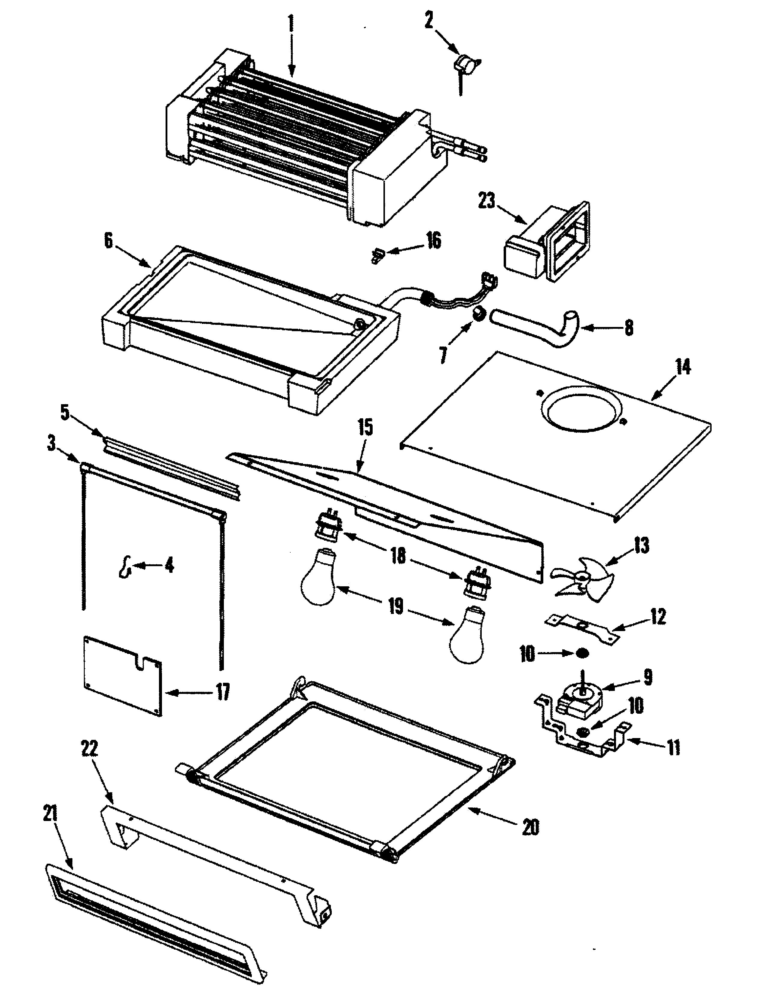 Dacor EF48BNDBSS evaporator diagram