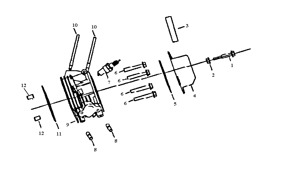 All Power APG3090 cylinder head diagram