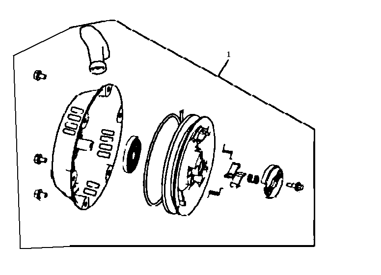 All Power APG3090 recoil starter assy diagram