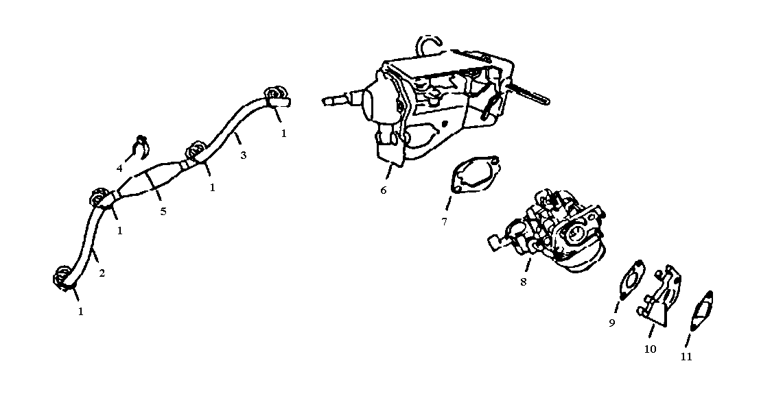 All Power APG3090 carburetor assy diagram