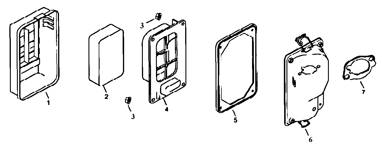 All Power APG3090 air cleaner assy diagram