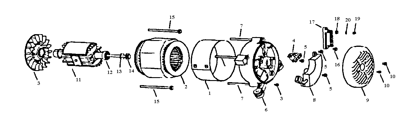 All Power APG3090 generator assy diagram