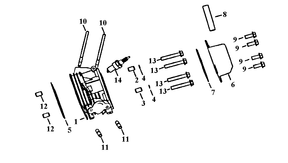 King-Craft 5276-3250W cylinder head diagram