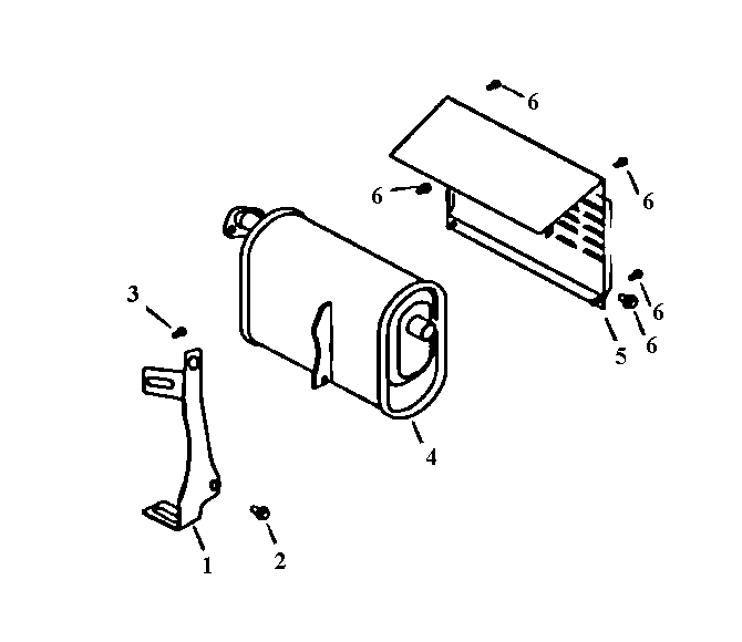 King-Craft 5276-3250W muffler assy diagram