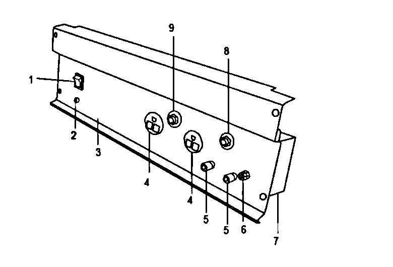 King-Craft 5276-3250W control panel assy diagram