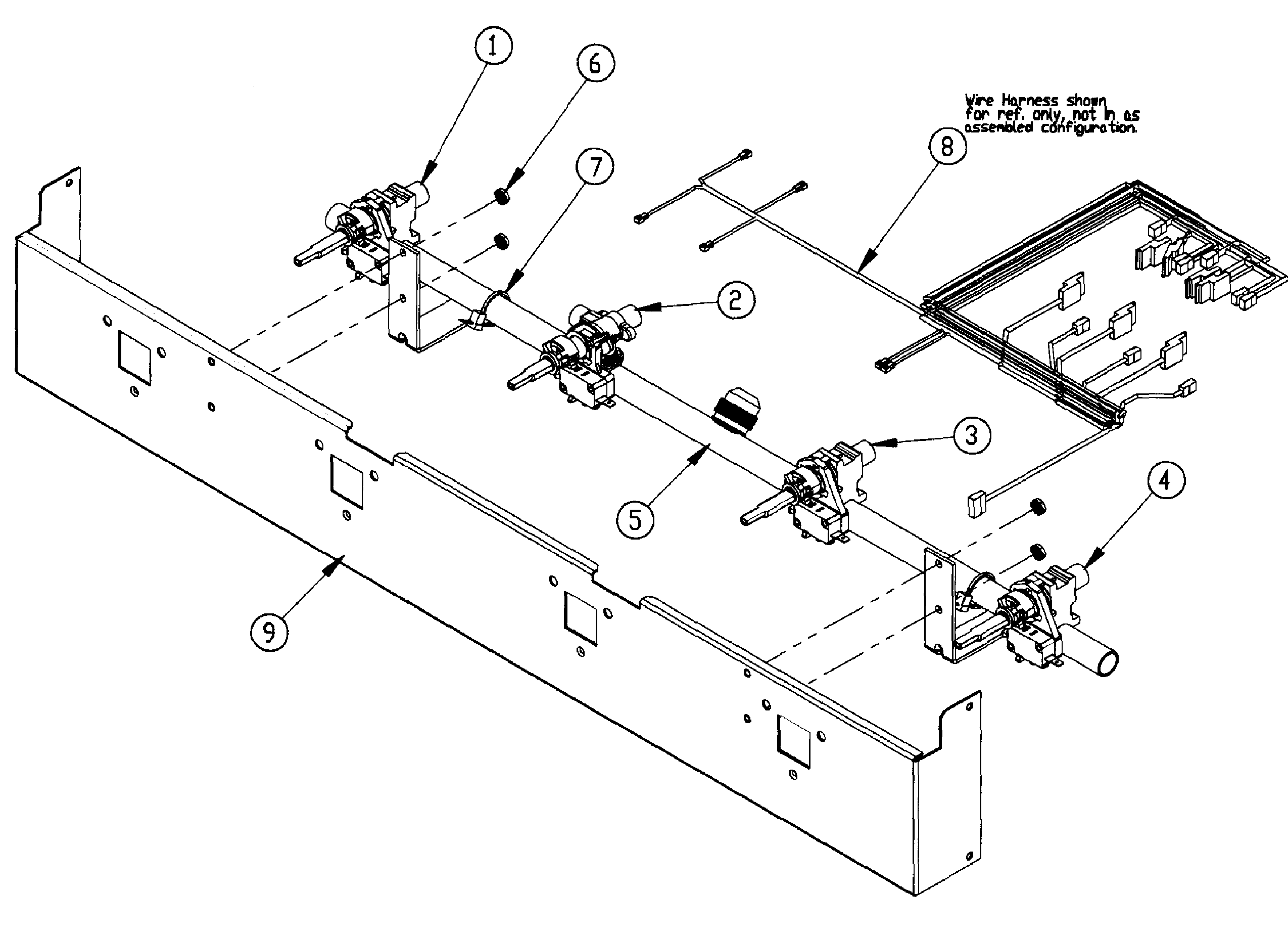 Dacor DRT304SNG manifold diagram
