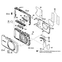 Sony DSC-W570B front section diagram