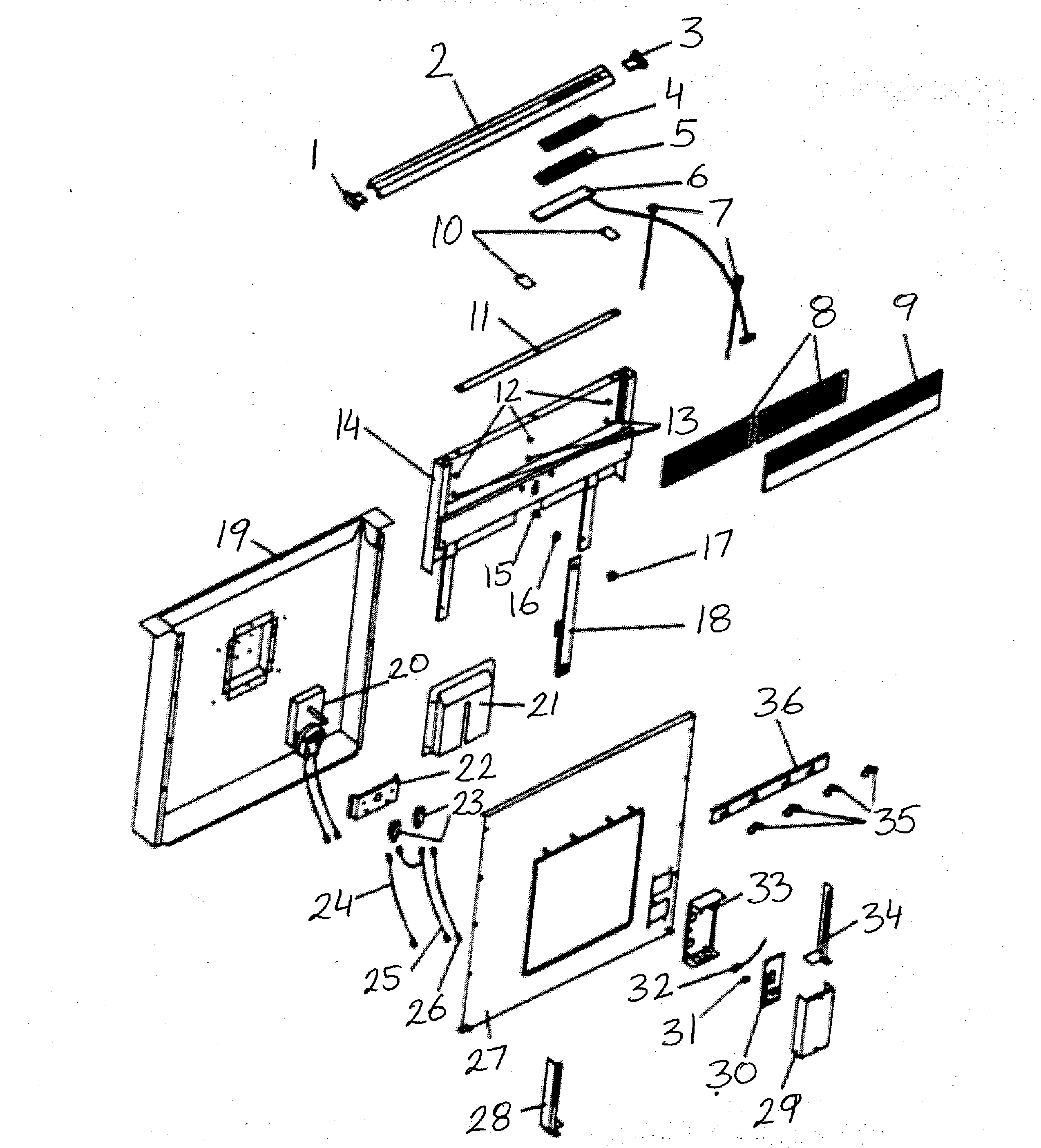 Dacor RVC36 vent system diagram