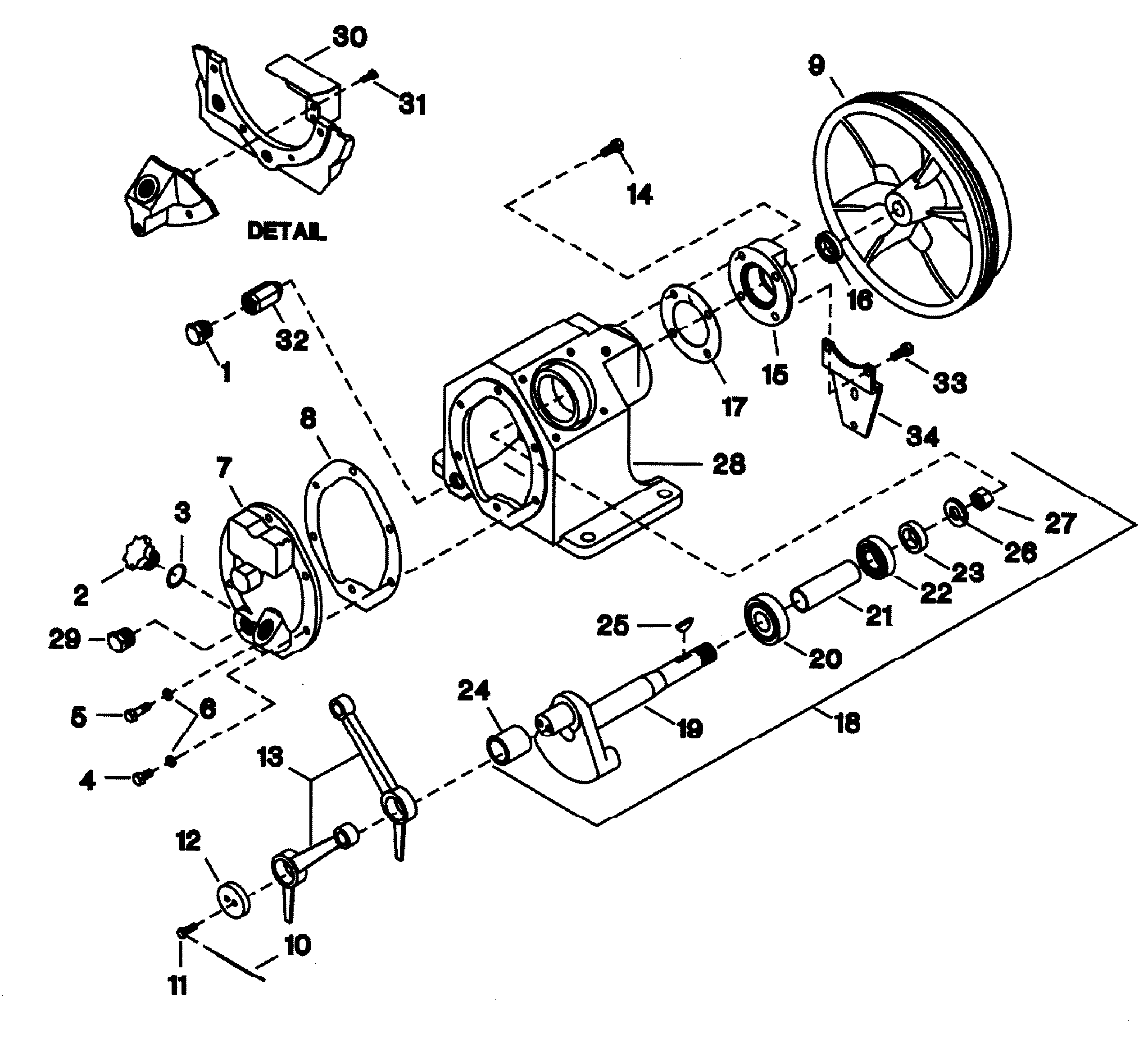 Ingersoll Rand 2340L5V frame assy diagram