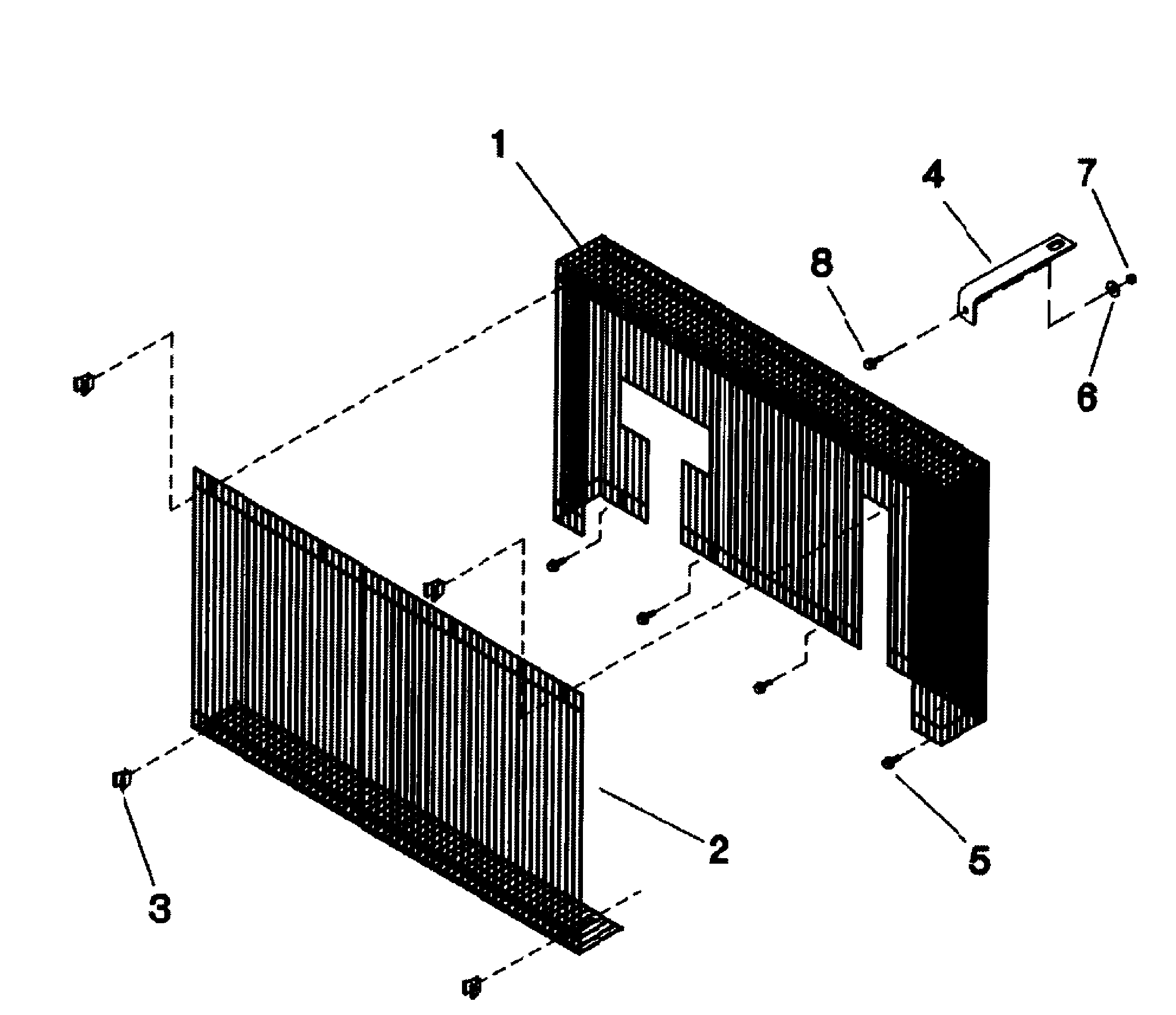 Ingersoll Rand 2340L5V belt guard diagram