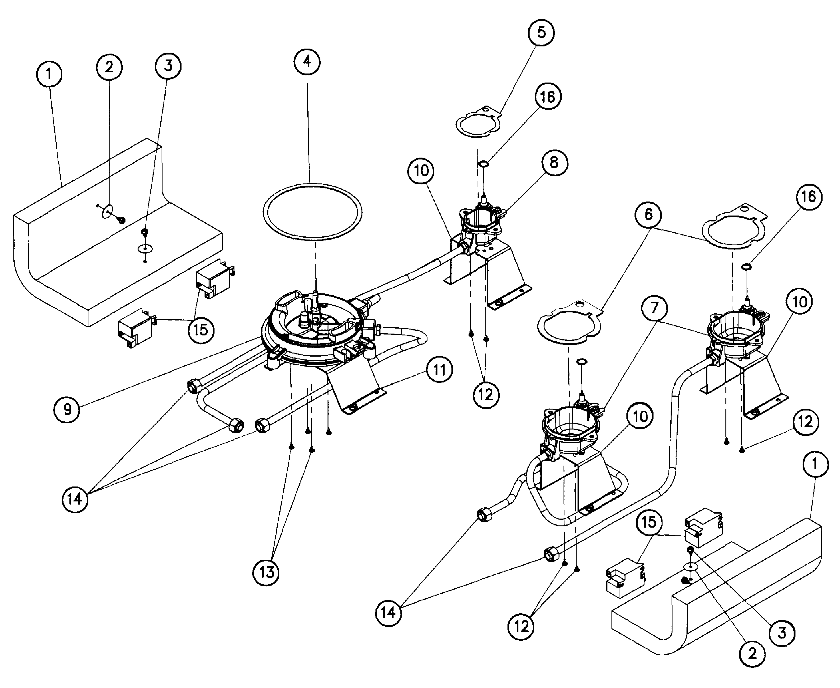 Dacor ER30GSCHNGH burners diagram