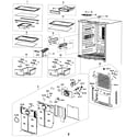Samsung RF197ABRS/XAA-00 refrigerator diagram