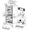 Samsung RF197ABRS/XAA-00 cabinet diagram