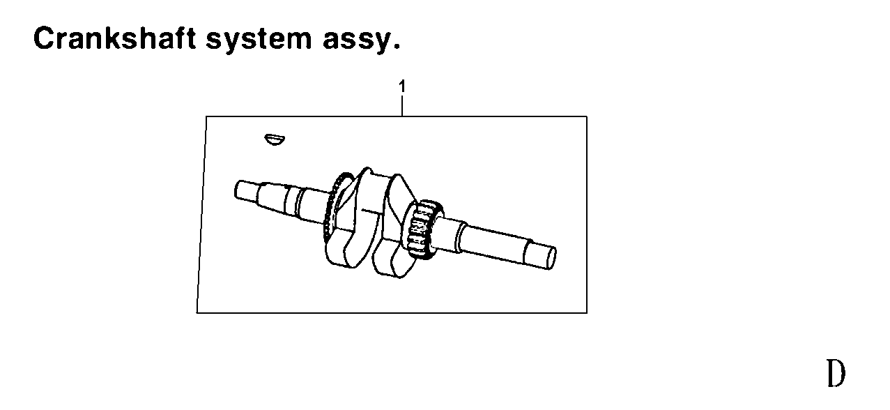 All Power APG3008 crankshaft diagram