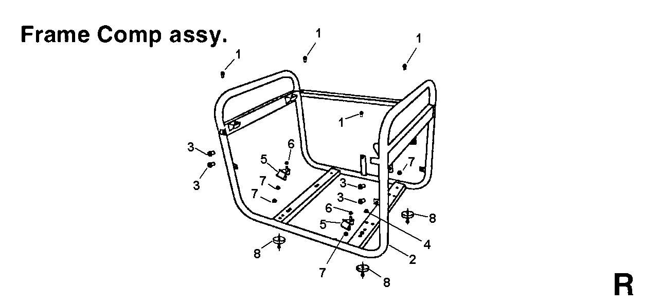 All Power APG3008 frame diagram