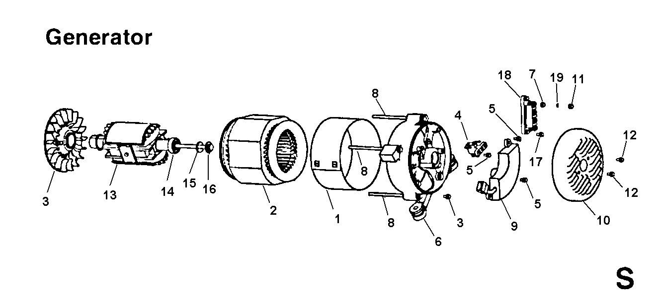All Power APG3008 generator diagram