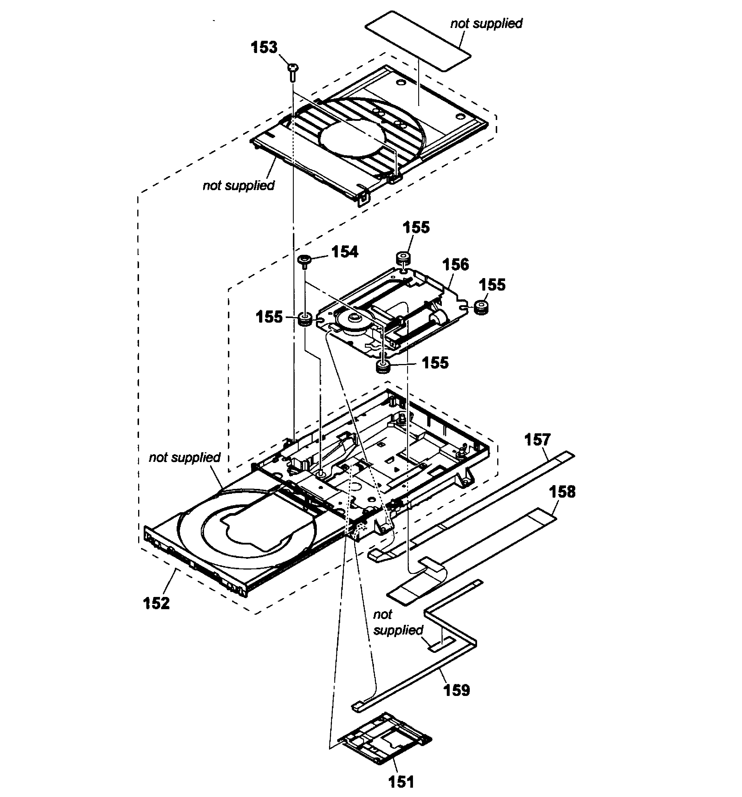 Sony HBD-E280 deck assy diagram