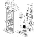 Samsung RFG297ABBP/XAA cabinet diagram