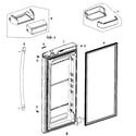 Samsung RFG297ABBP/XAA right door diagram