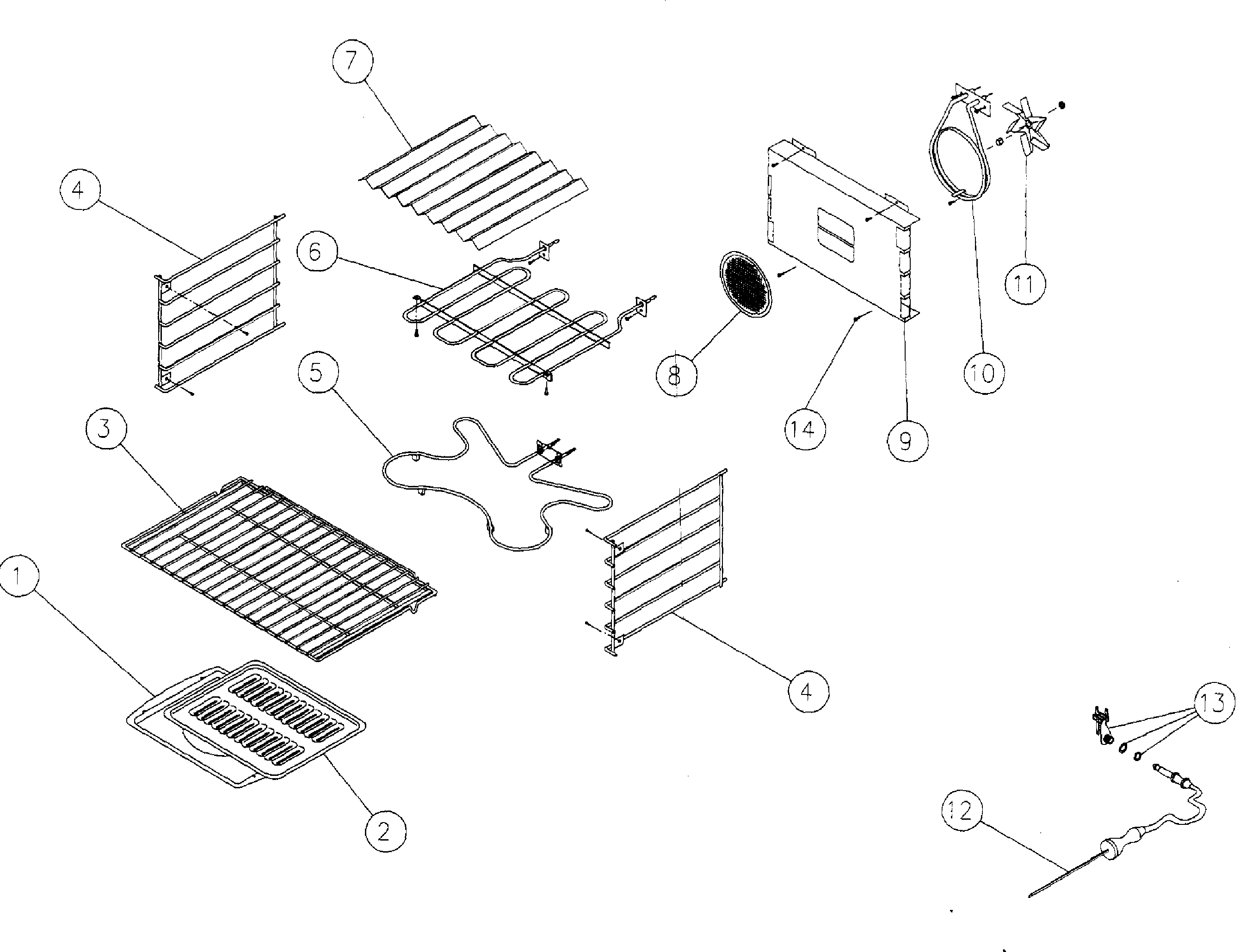 Dacor ECS130 inside cell diagram