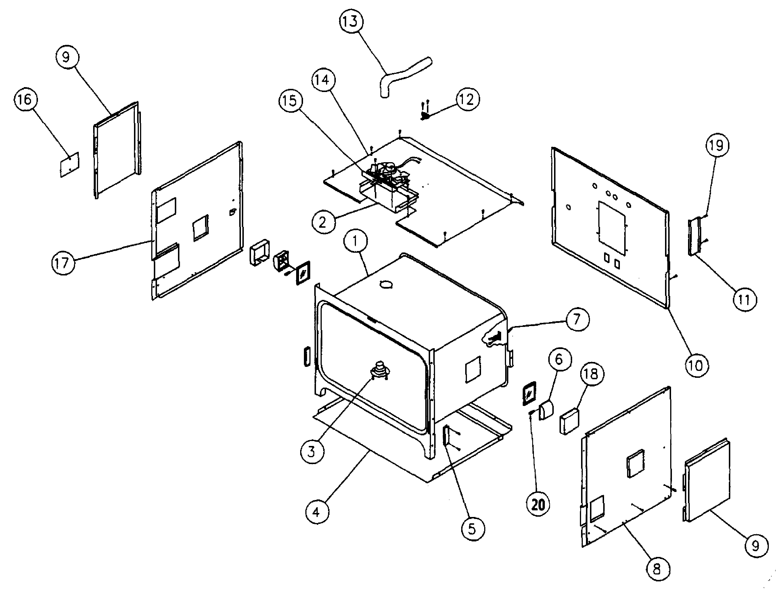Dacor ECS230 cell assy 2 diagram