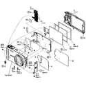 Sony DSC-HX7VL rear assy diagram