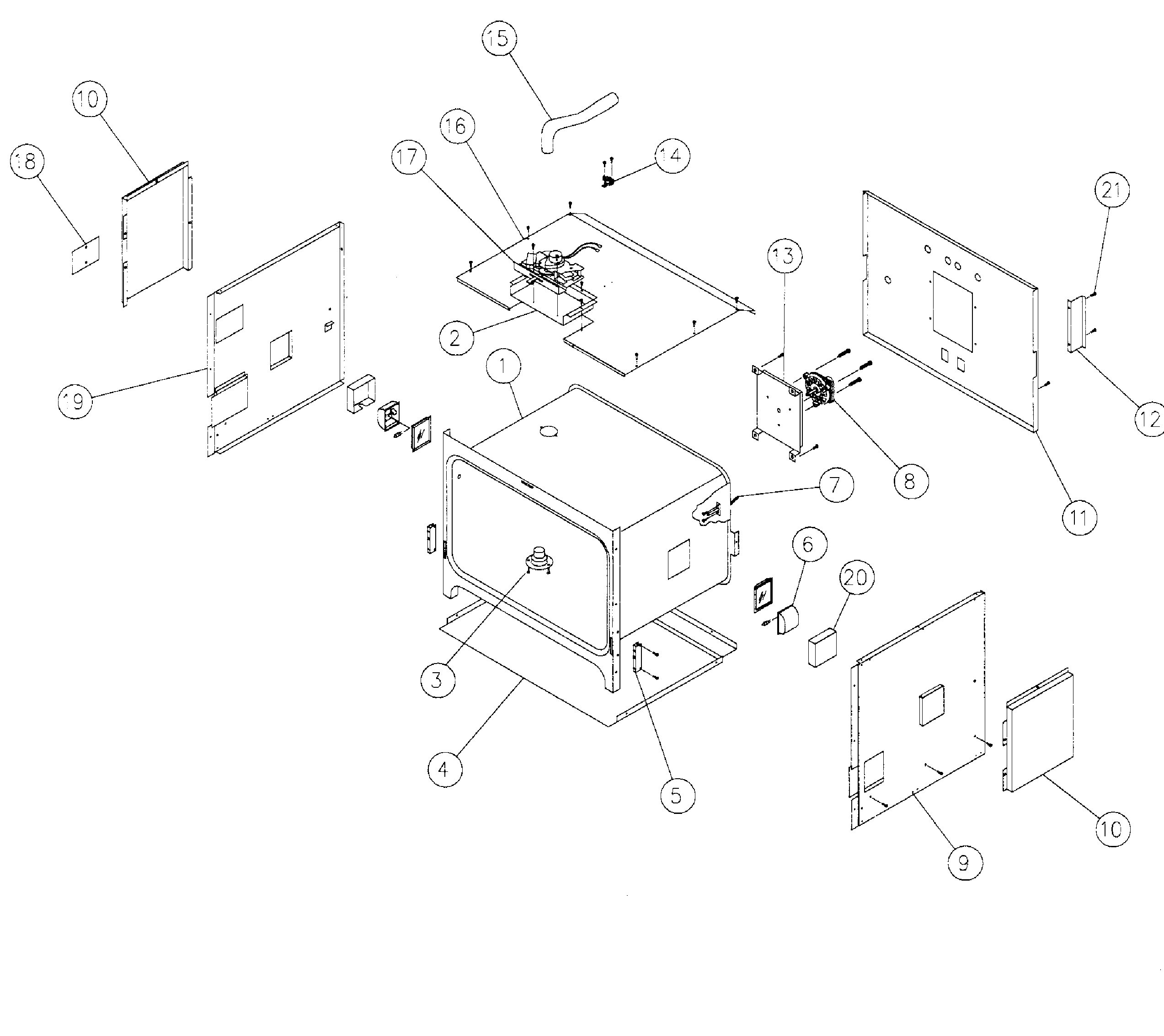 Dacor MCS127 conv-cell diagram