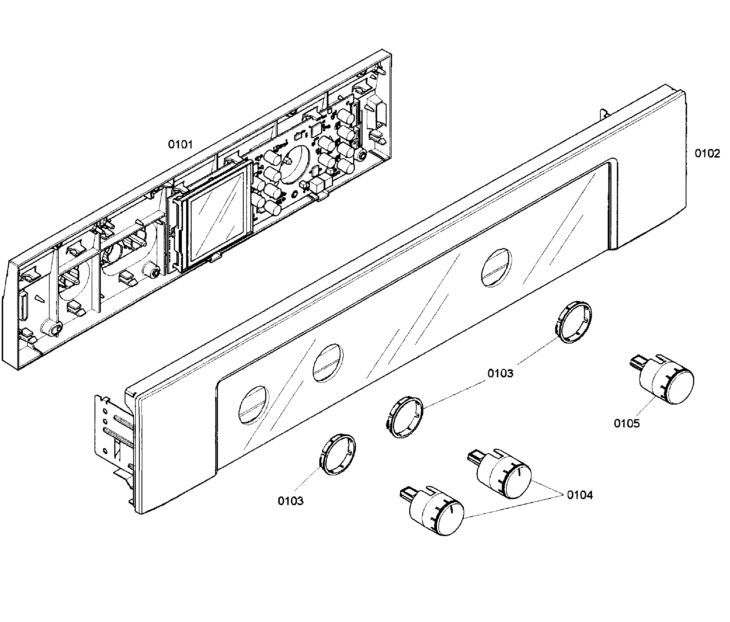 Bosch HBL5650UC/01 control panel diagram