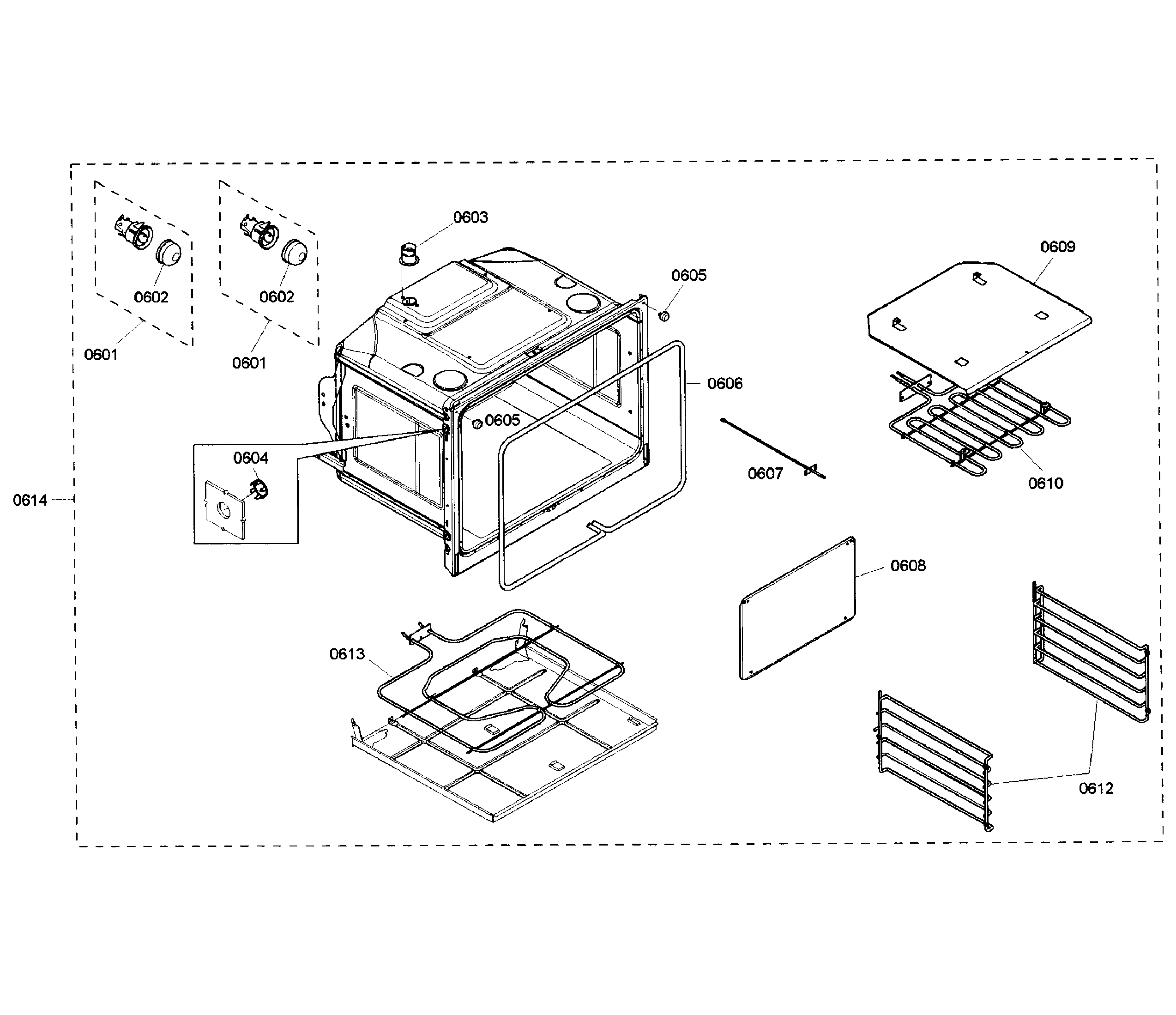 Bosch HBL5650UC/01 non-conv-oven diagram