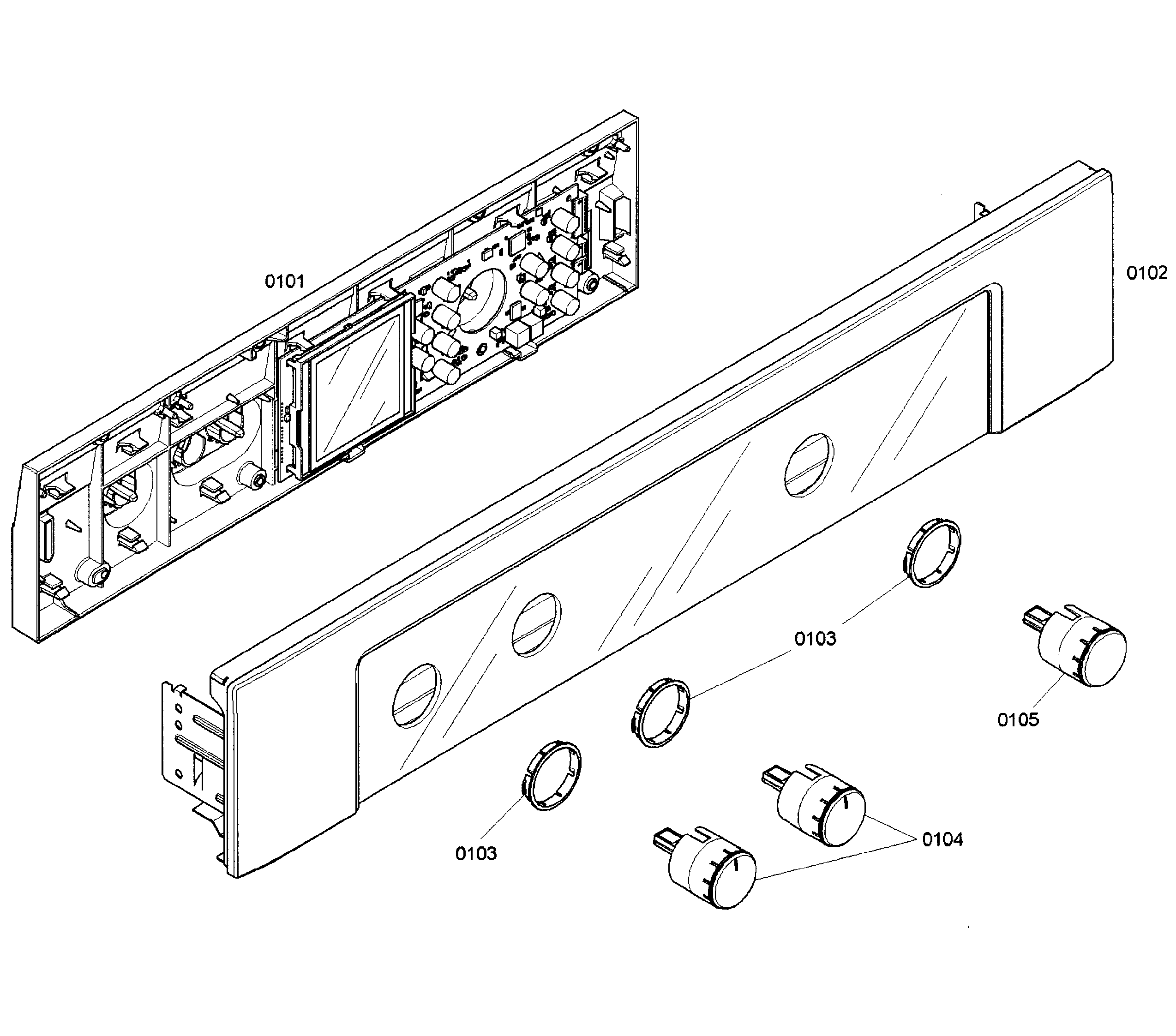 Bosch HBL5650UC/03 control panel diagram