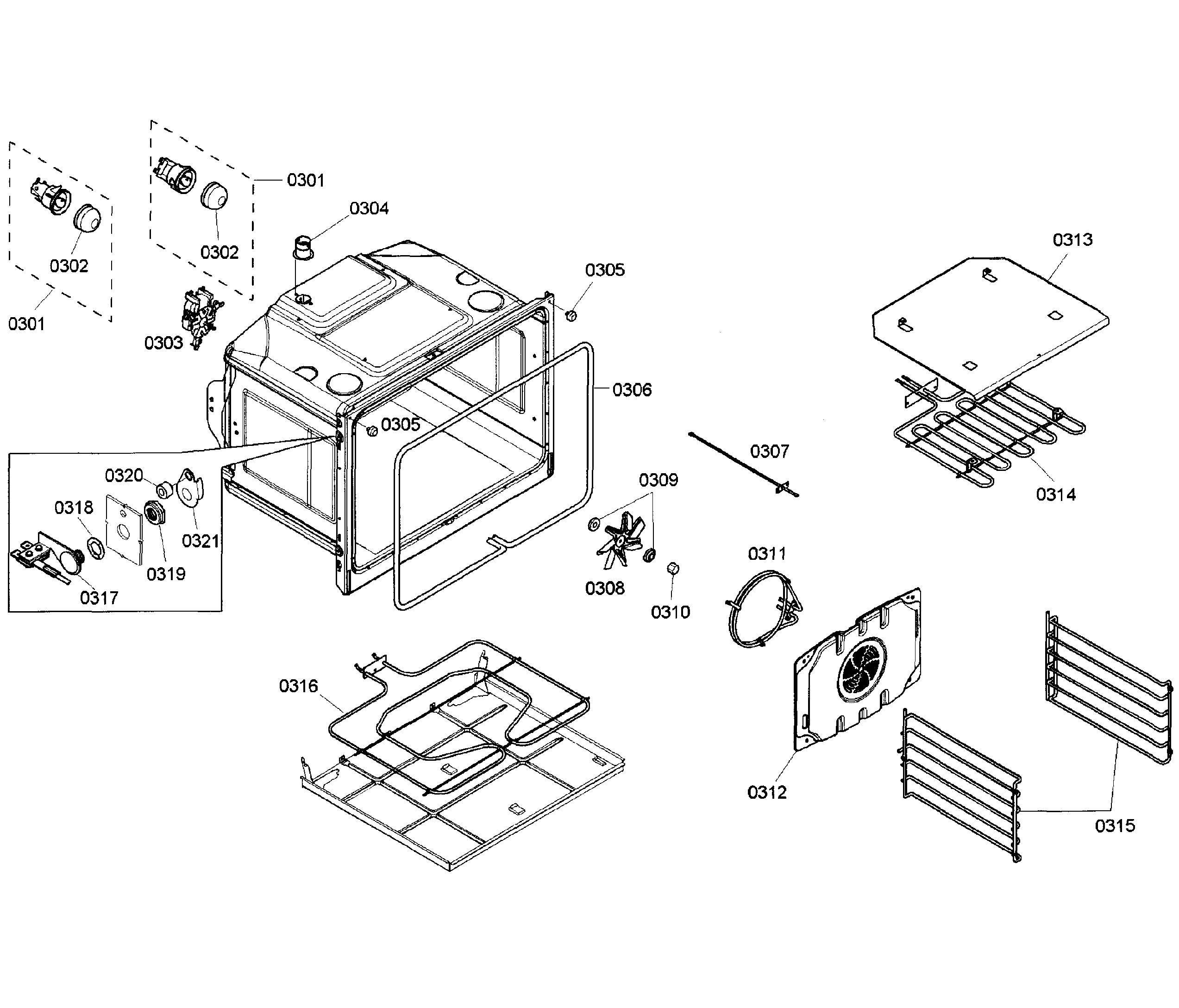 Bosch HBL5650UC/03 conv-cell diagram
