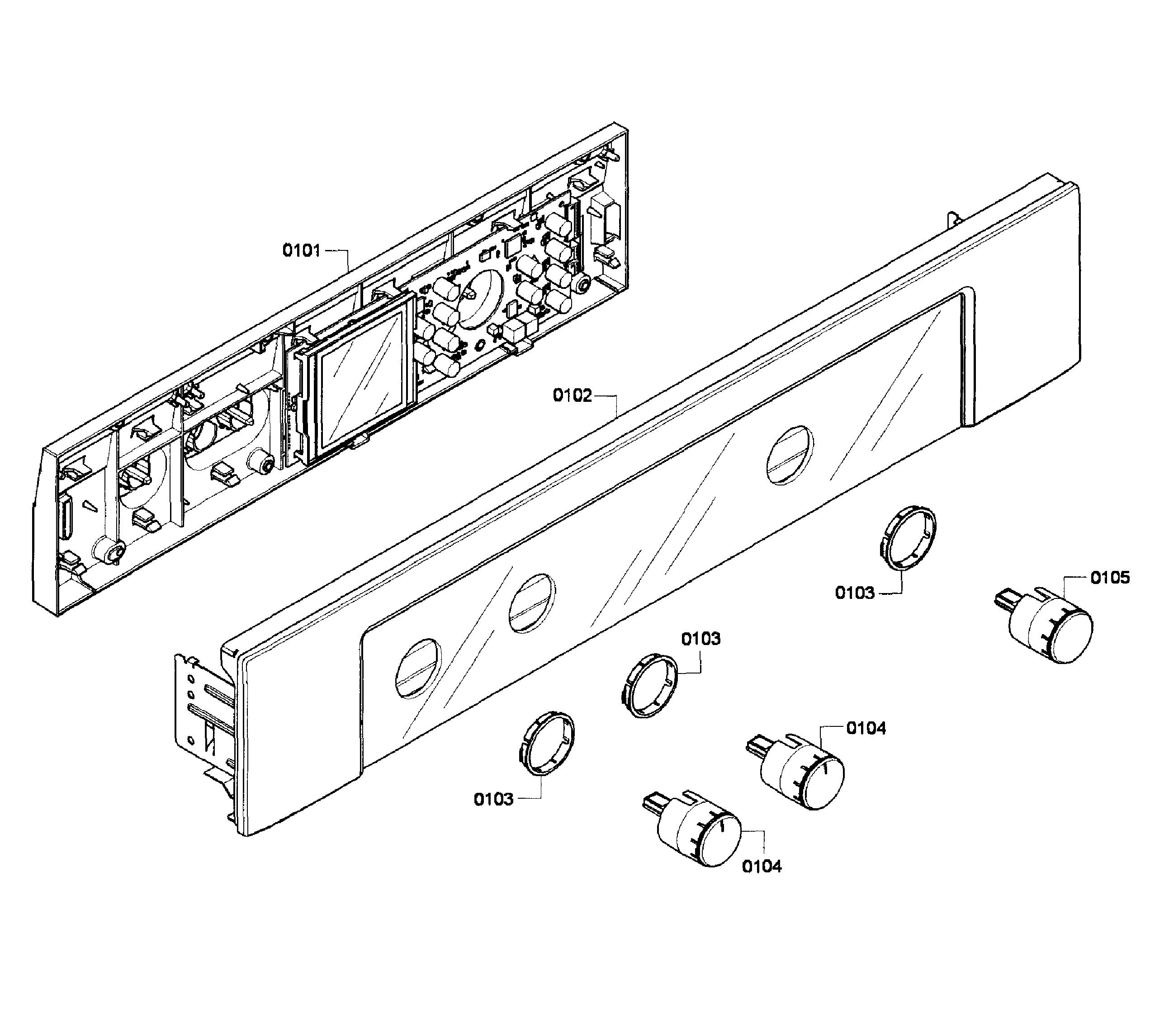 Bosch HBL5650UC/05 control panel diagram