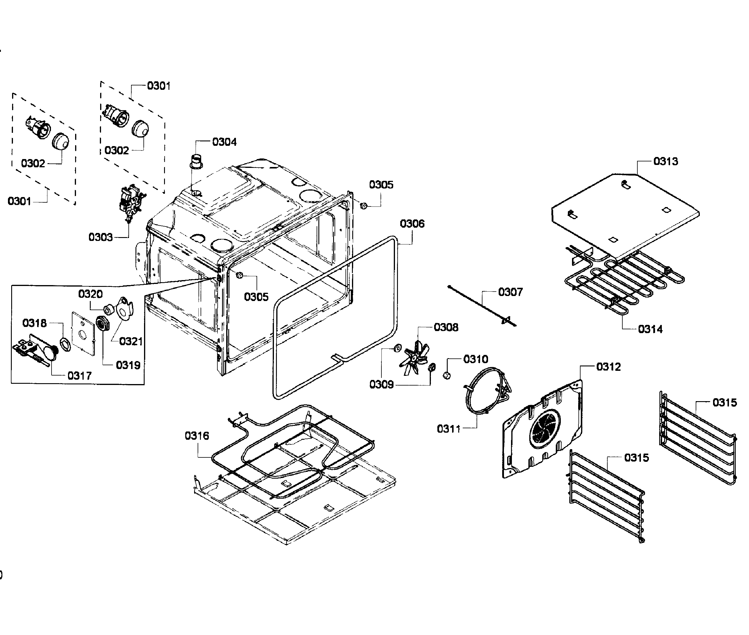 Bosch HBL5650UC/06 conv-cell diagram