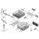 Bosch SHE68R55UC/63 baskets diagram