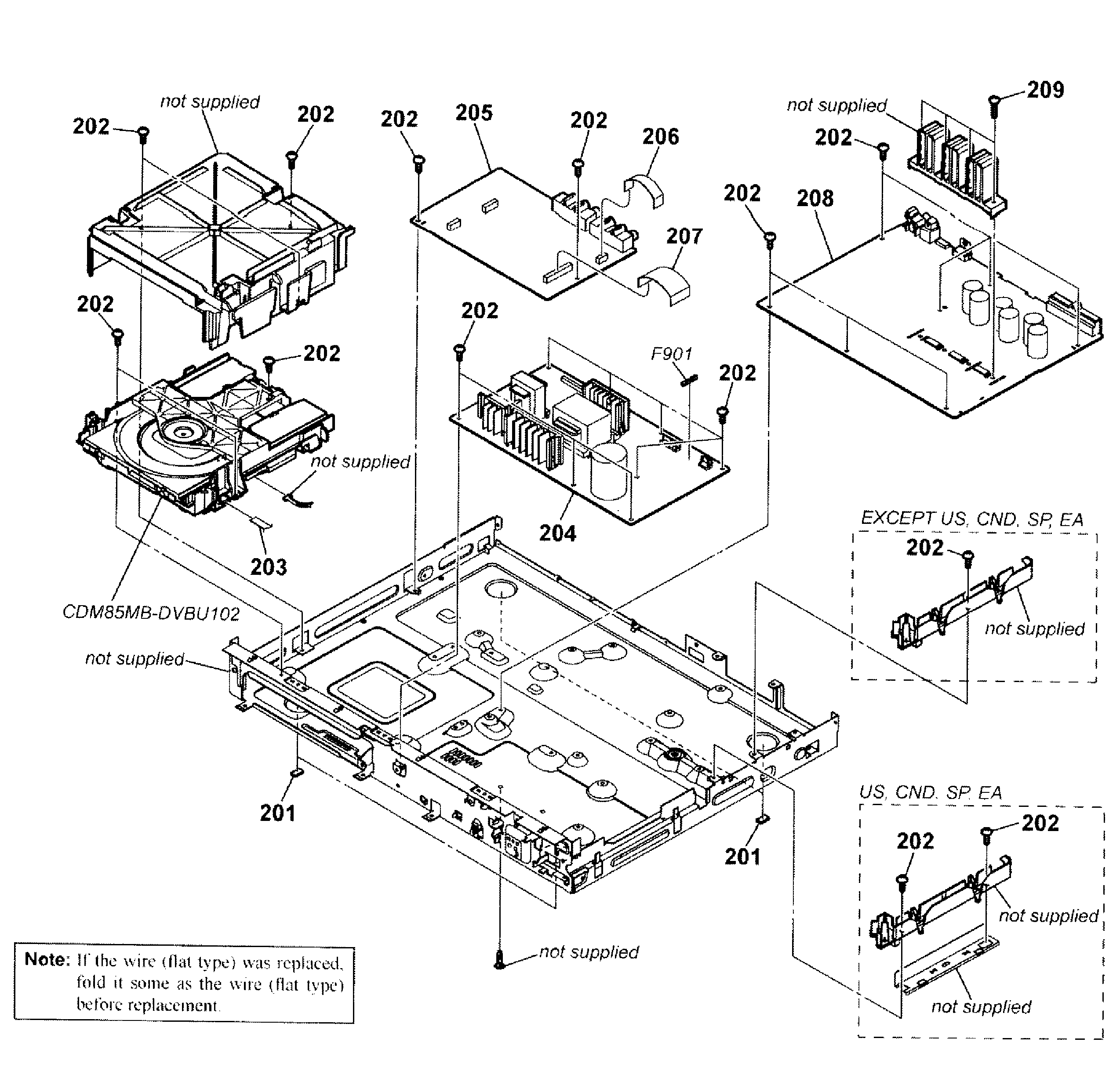 Sony DAV-DZ175 chassis diagram