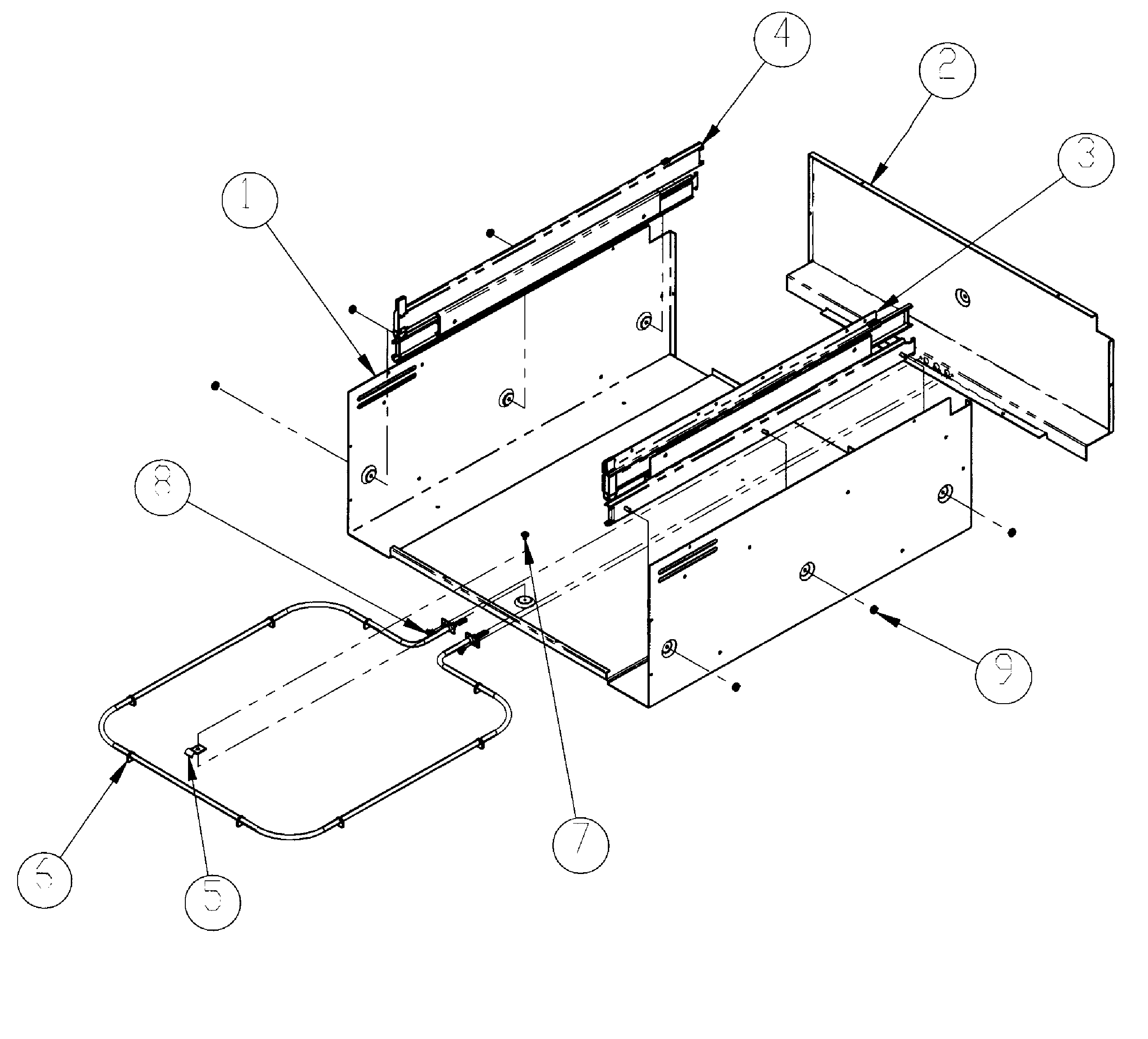 Dacor PWD30GN wrap assy diagram
