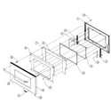 Dacor ER36GSCHNGH door assy diagram