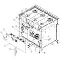 Dacor ER36GSCHLP rear assy diagram