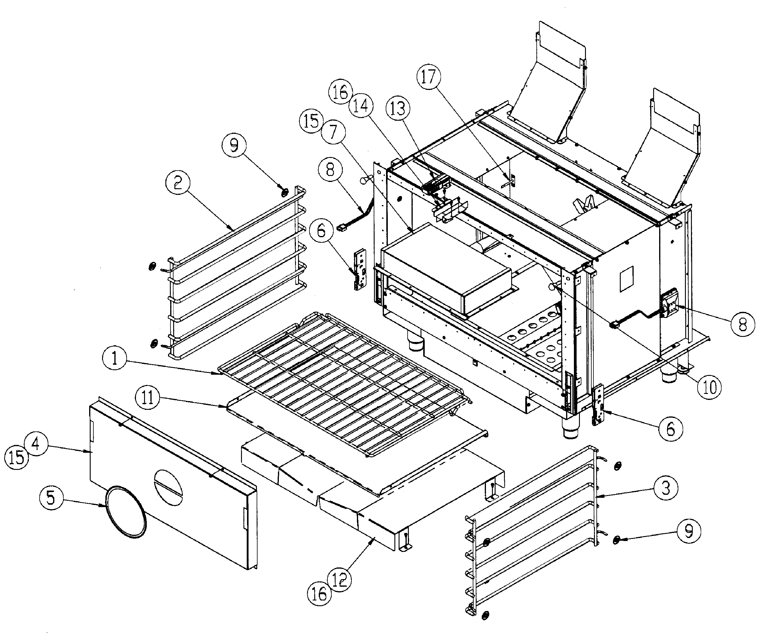 Dacor ER36GISCHNG cell assy diagram