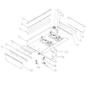 Dacor ESG366 chassis assy diagram