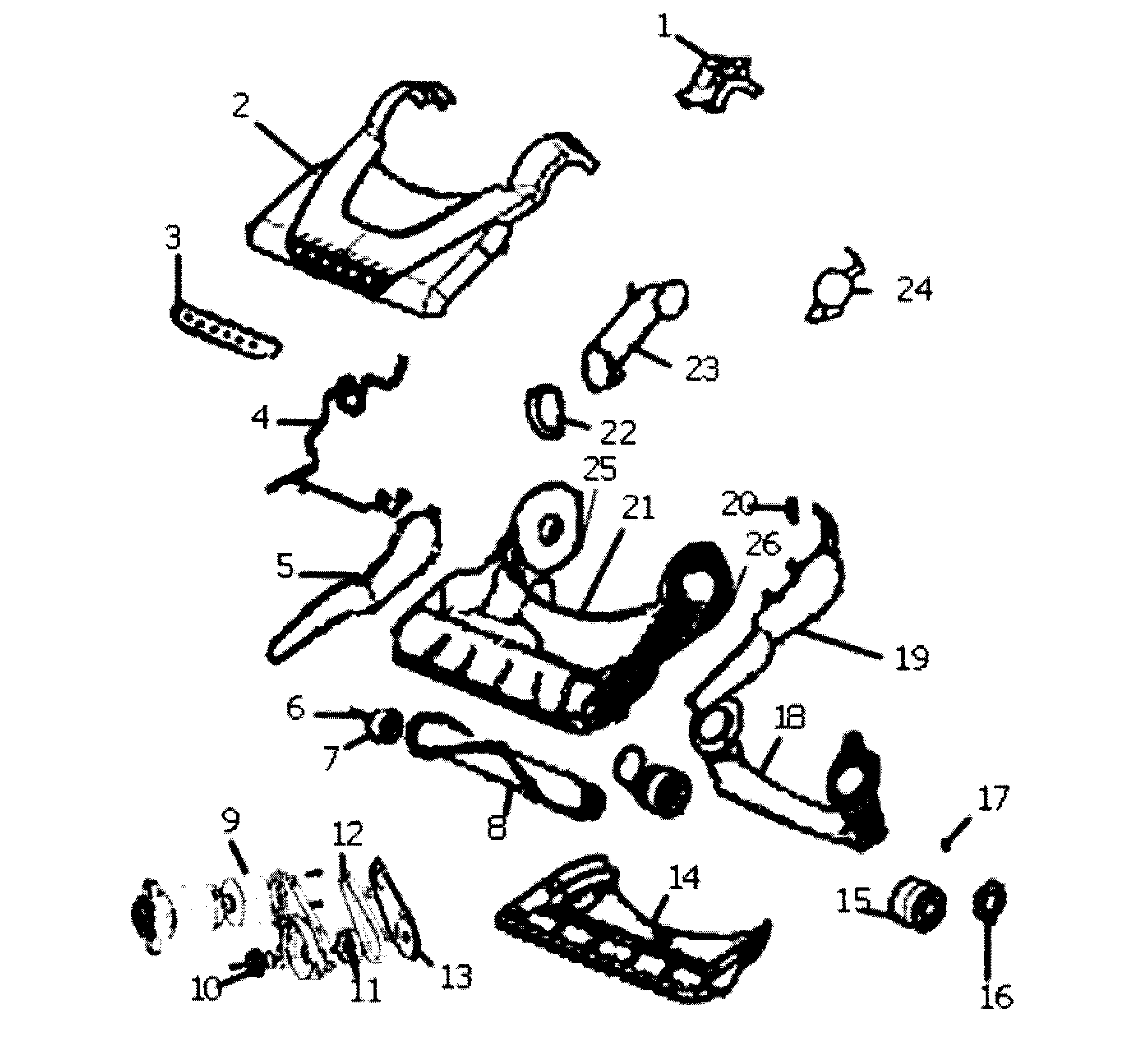 Electrolux EL8602A base assy diagram