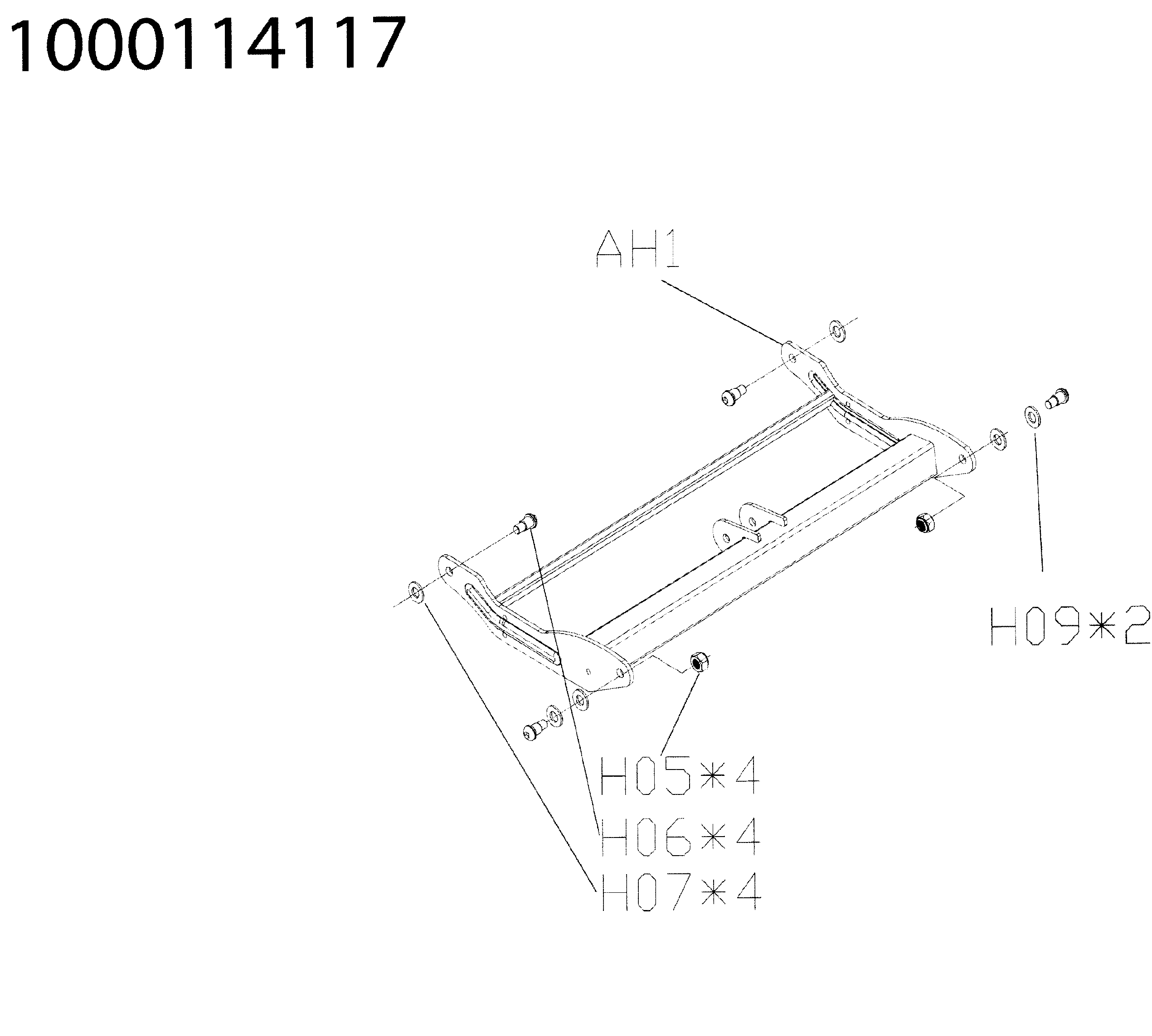 Horizon T101-2011 elevation rack diagram