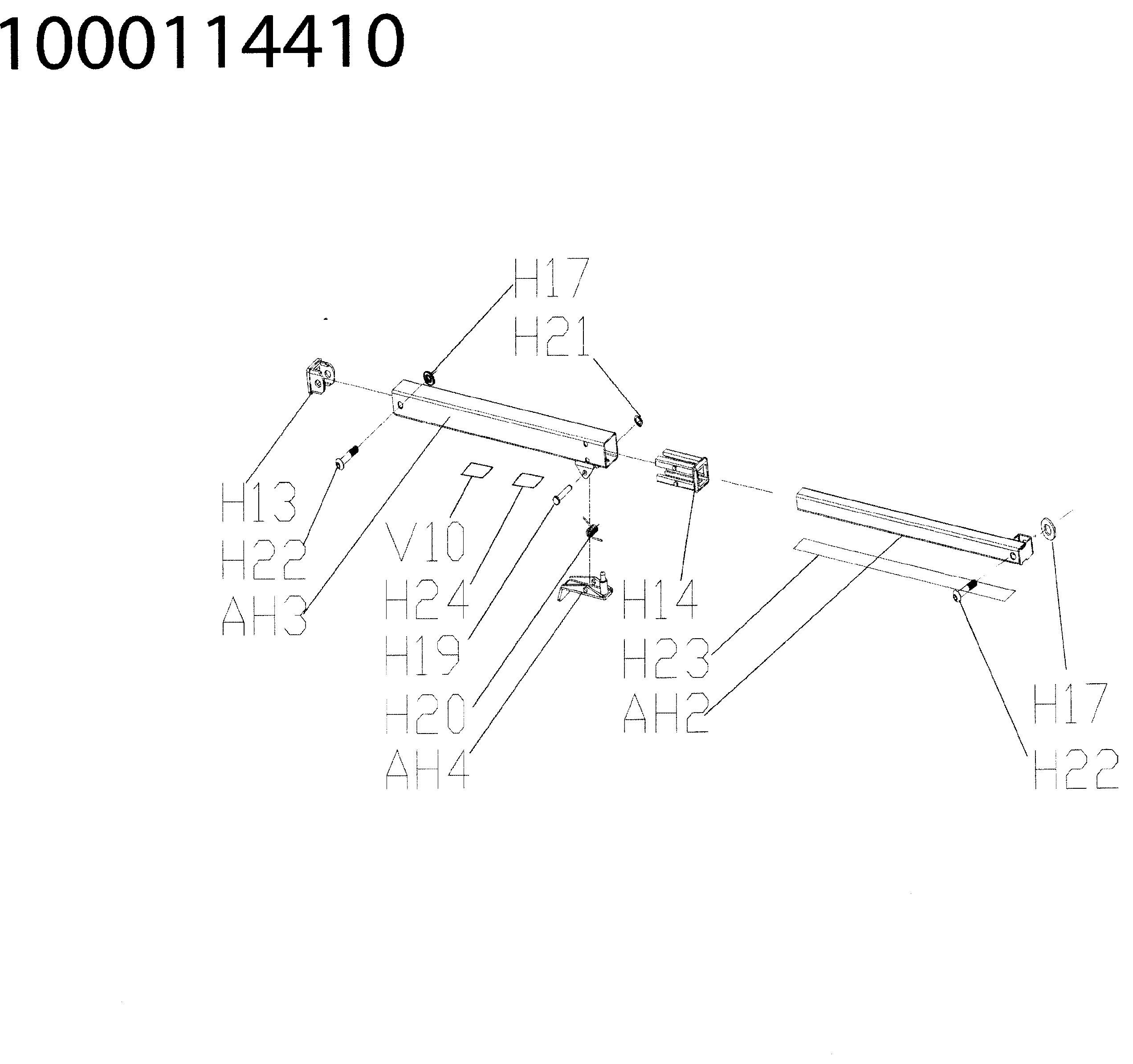 Horizon T101-2011 connector tube diagram