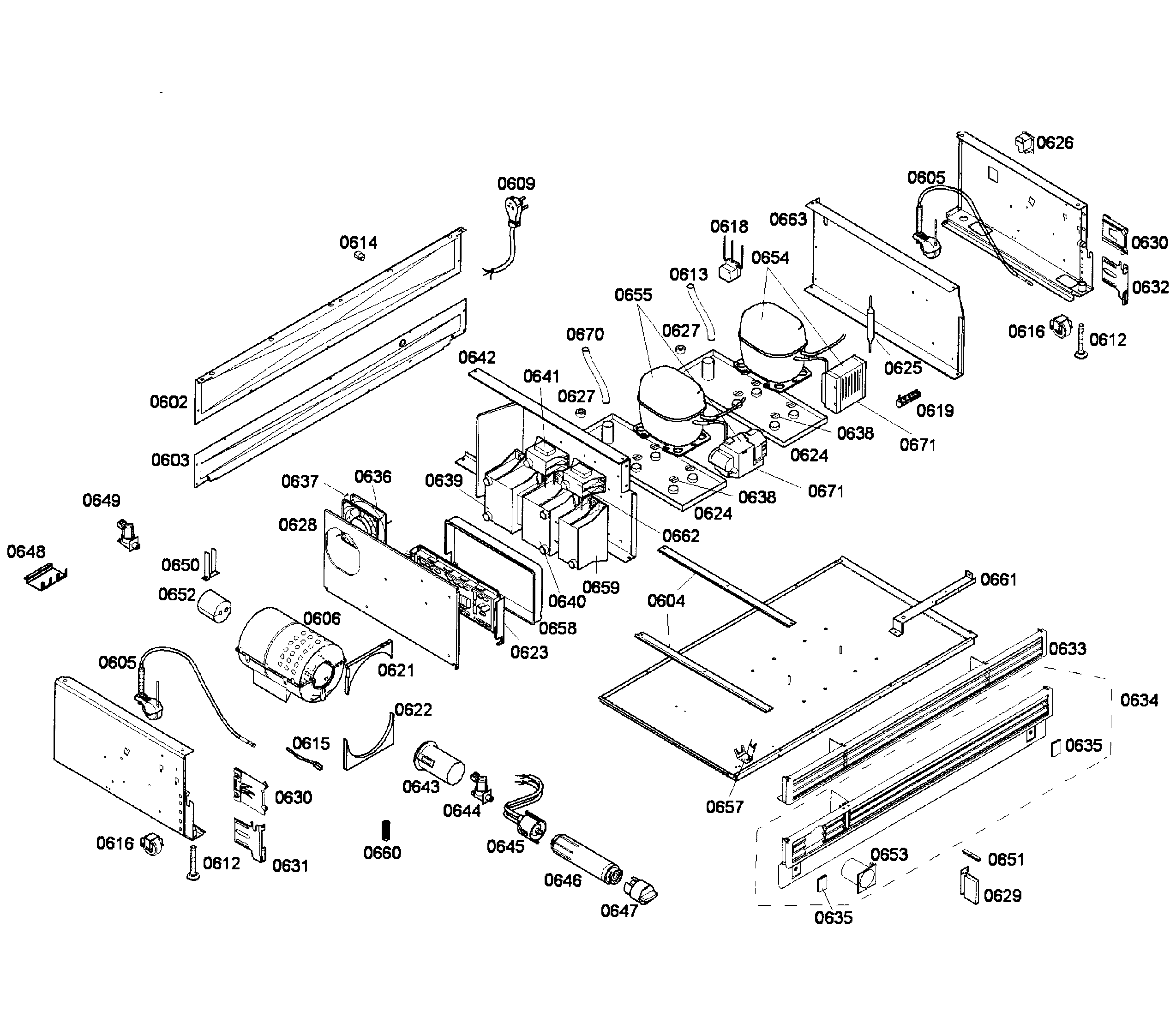 Thermador T36IT71FN/02 compressor diagram