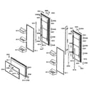 Thermador T36IT71FN/04 doors assy diagram