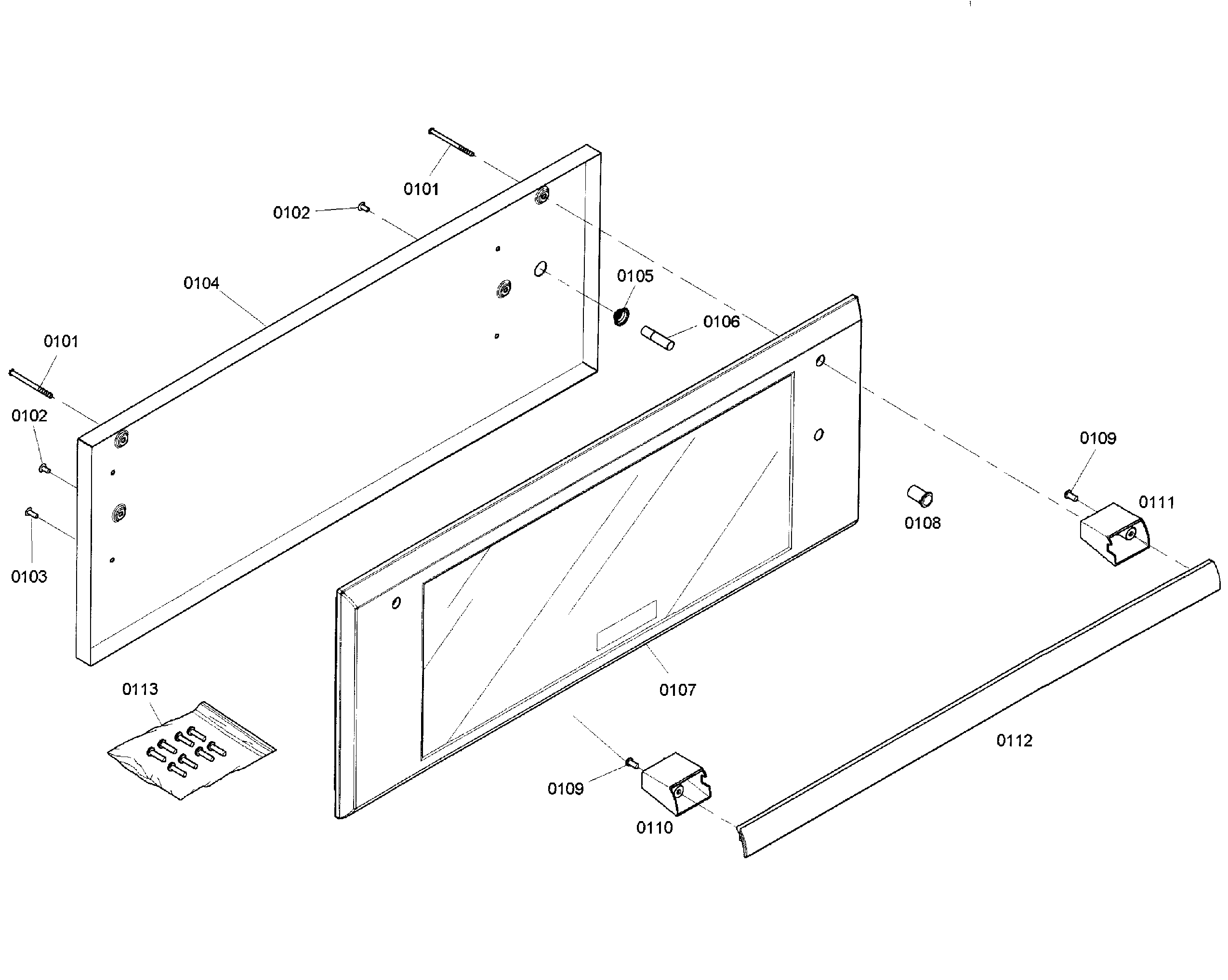 Thermador WDF30ES/01 drawer diagram