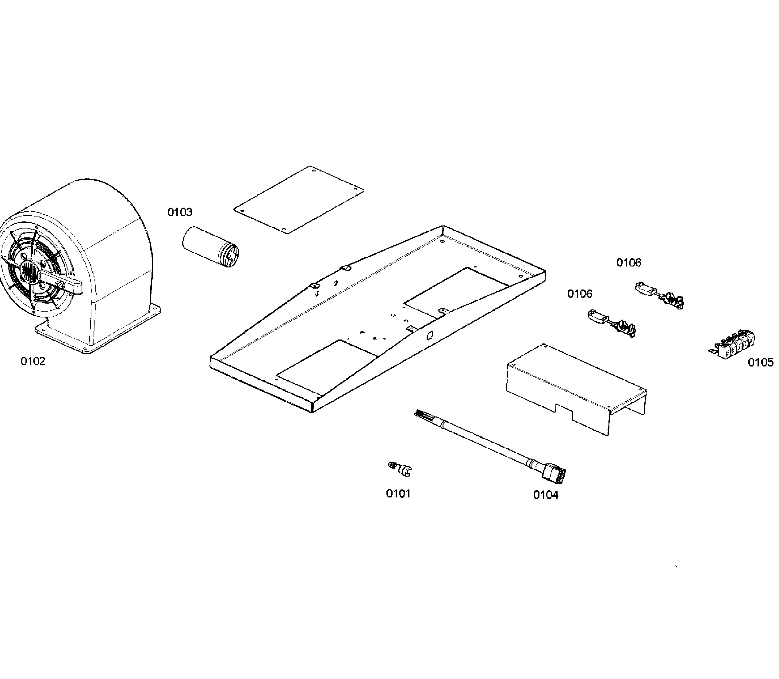 Thermador VTN630C/01 range hood diagram